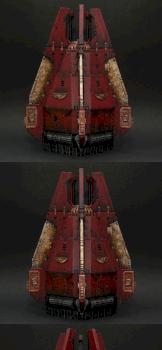 Space Marines Templars of Blood Drop Pod 4 / 5 by gimiak