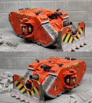 Blood Angels Land Raider Ares by EmperorsChampion