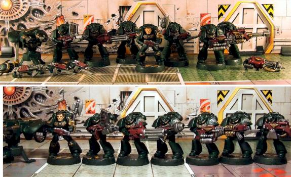 Star Quest Dark Angels Squad by Mr.Knegge