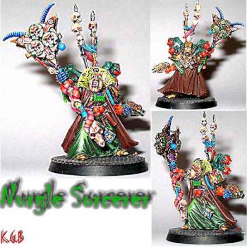 Nurgle sorcerer by KrazyGoblins