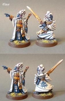 Farseer with Warlock (Alaitoc) by darkartminiatures