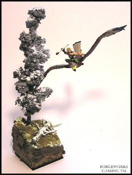 Wood elf on Eagle by forgeworksgaming