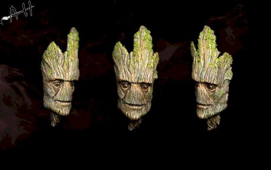 Groot - Scale 1:5 - (2016)- Sculpted by Yarin Tishler by bapfometh