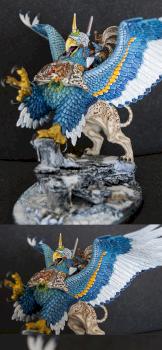 Empire Hero on Imperial Griffin/Karl Franz On DeathClaw Warhammer Age of Sigmar by ignaciovidal