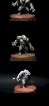 Rat ogre - Willy miniatures by poisonauta