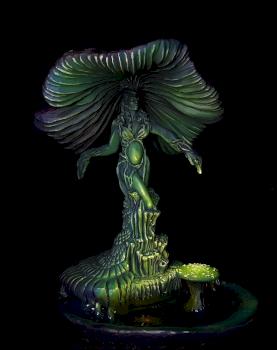 Fungal Queen by HecatinaMiniaturePainting