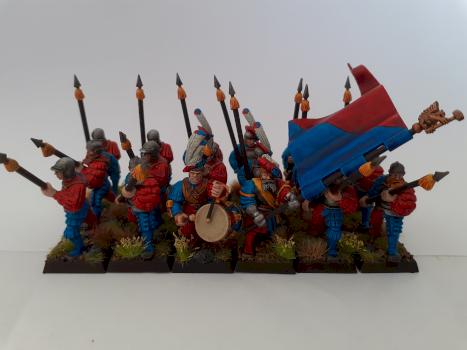 Warhammer Fantasy Battles 6th Edition - Empire Spearmen (Altdorf) by QuothUK