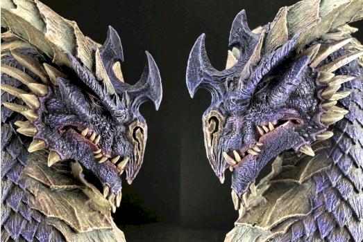 InKarnate Dragon Bust - Closeup by cfwheeler58