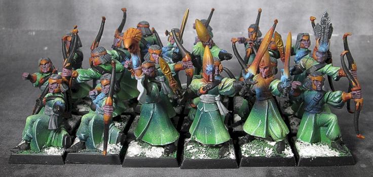 High Elf Archers by GhostLee