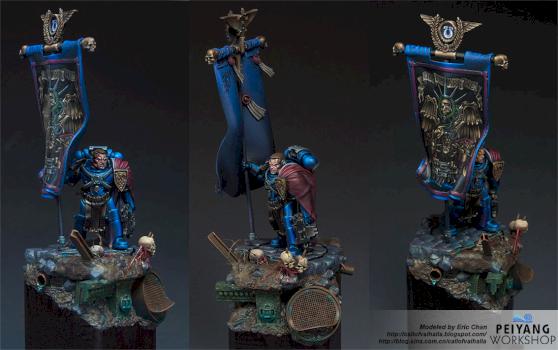 Ultramarines standardbearer 2 by EricChan