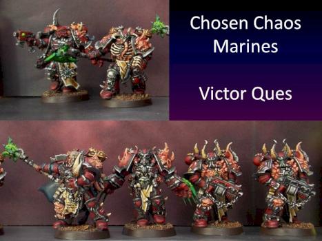 Word Bearer Chaos Space Marines by neojarlaxe