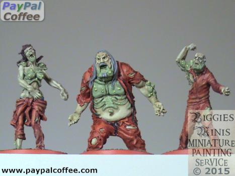 Zombicide Berserker Exclusives Fatty & Walkers by Biggiesminis