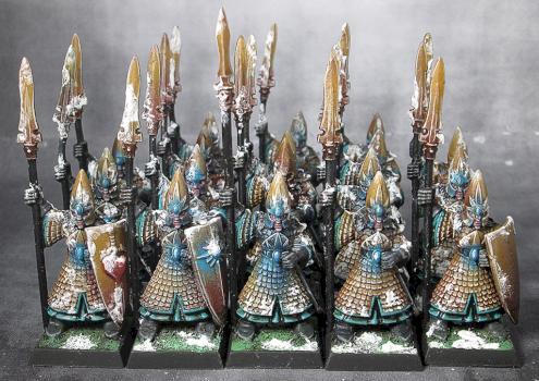 High Elf Spearmen by GhostLee