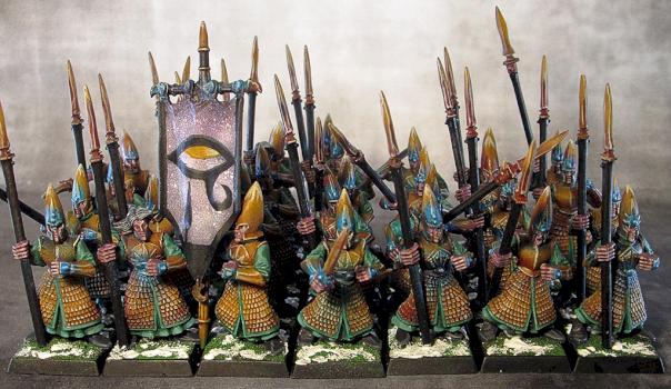 High Elf Spearmen by GhostLee