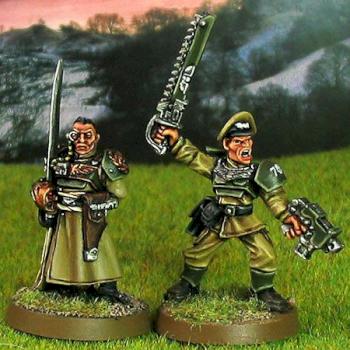 Cadian Officers by Fenran