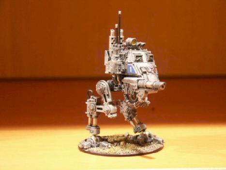 Imperial Guard Sentinel (Steel Legion) by hhell