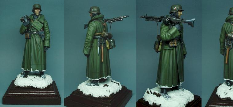 WWII German machine-gunner by DimOK