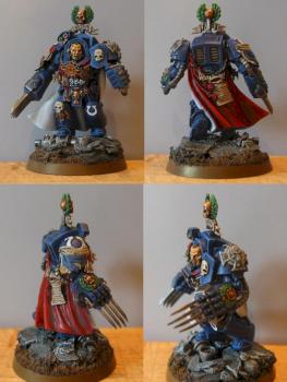 Ultramarine Terminator Captain by davidcutter