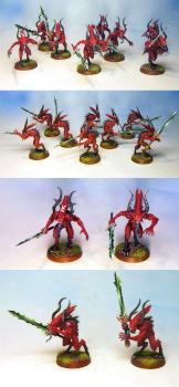 Chaos Daemons Bloodletters of Khorne by cabalier