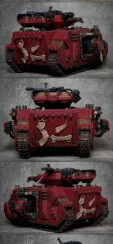 Blood Angels Baal Predator by gimiak