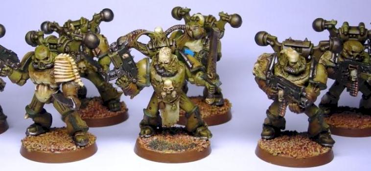 Plague Marine Squad by pate