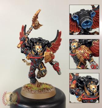 blood angels chaplain with jump pack by c-biters