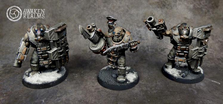 Imperial Guard Astra Militarium Traitor Nork Deddok & Bullgryns by Awaken Realms