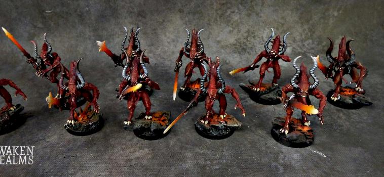 Daemons of Khorne Bloodletters by Awaken Realms