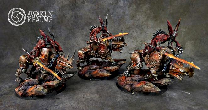 Daemons of Khorne Bloodcrushers by Awaken Realms