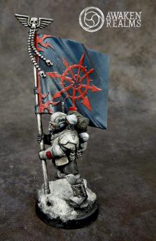 Imperial Guard Astra Militarium Traitor Tempestus Scions banner by Awaken Realms