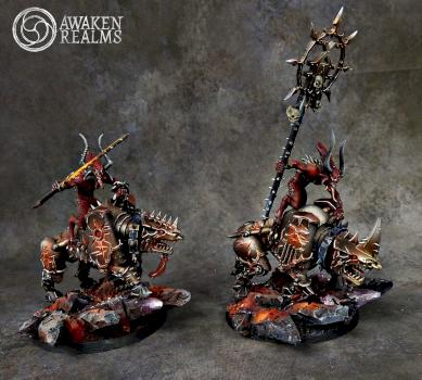 Daemons of Khorne Bloodcrushers by Awaken Realms