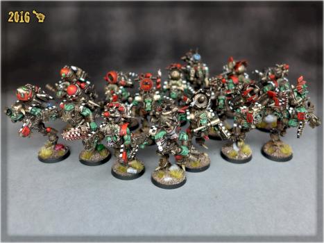 Scar_hand Painting - Ork Stormboyz of Goff Clan by Nazroth by Nazroth