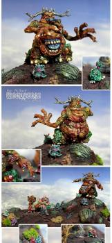 Nurggle Greater Daemon - Oldhammer by Woodstone