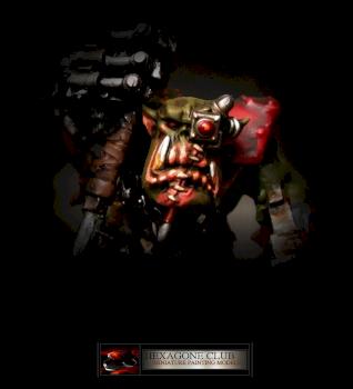 Warhammer 40.000 Orks broken mouth. by Hexagone Club