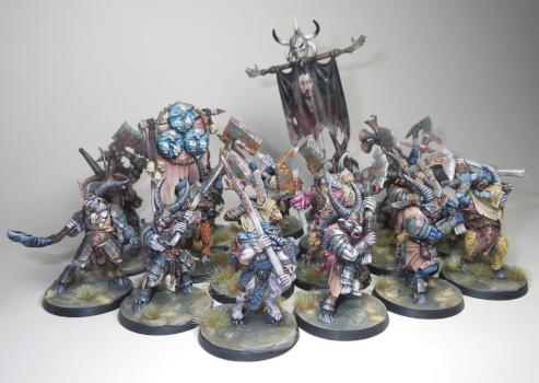 Beasts of Chaos Beastmen Bestigors & Pestigors by Hamish Longstride