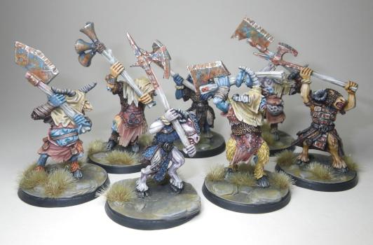 OOP Beasts of Chaos Beastmen Pestigor & Bestigor by Hamish Longstride