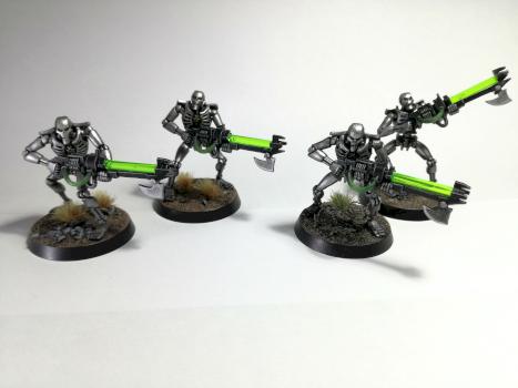 Necron Warriors by Jervon