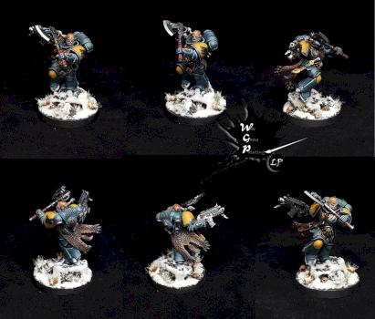 Space Wolves Icepelt Warhammer 40K by CroWarGamePainting