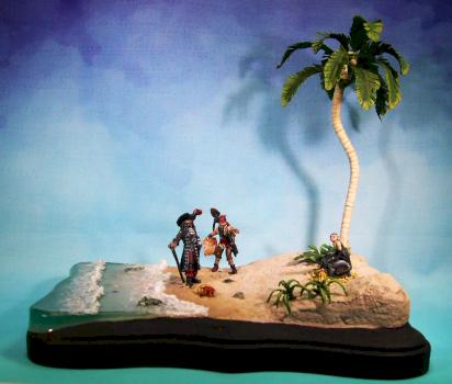 Pirate Beach Diorama by torifile