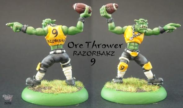 Fantasy Football Orc Thrower by SinisterDexter00