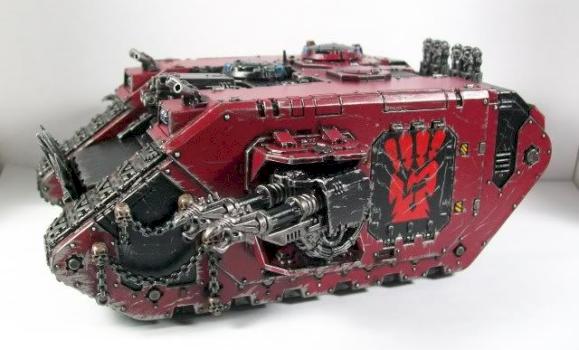 Red Corsairs Land Raider by unforgiven302