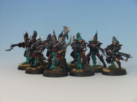 Dark Eldar Kabalite Warriors (alternate view) by mrdee1969