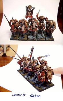 Tabletop Khorne Chaos Knights by Rakso