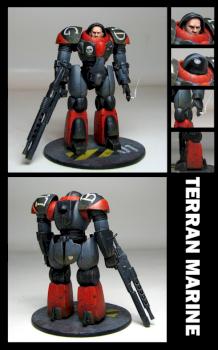 Starcraft Terran Marine by Komrad