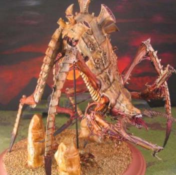 Tyranid Heirophant Bio-Titan by Forge World by bluetablepainting