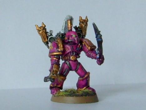 Emperors Children Chaos Marine Champion by Jezza