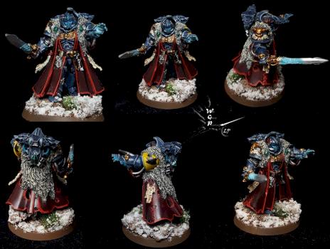 Primaris Librarian Modded to Space Wolves Warhammer 40K by CroWarGamePainting