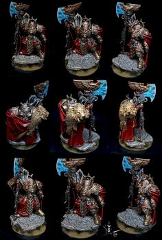 Trajann Valoris Adeptus Custodes Commission Painted Warhammer 40K by CroWarGamePainting