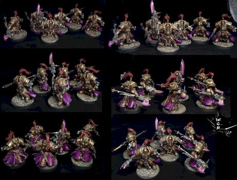 Allarus Custodians Adeptus Custodes Painted Warhammer 40K by CroWarGamePainting