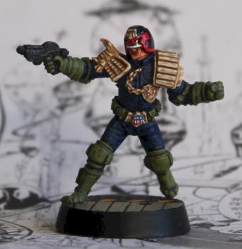 Mongoose Miniatures Judge Dredd by Muzfish4